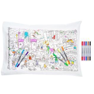 Funda infantil para colorear y aprender - cuentos y leyendas Eat Sleep Doodle [Taille 75x50 cm]