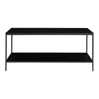 Mesa de TV con 2 estantes y patas negras House Nordic Vita